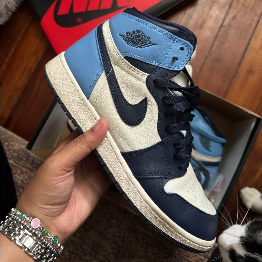 Air Jordan 1 Retro High OG GS 7 OBSIDIAN